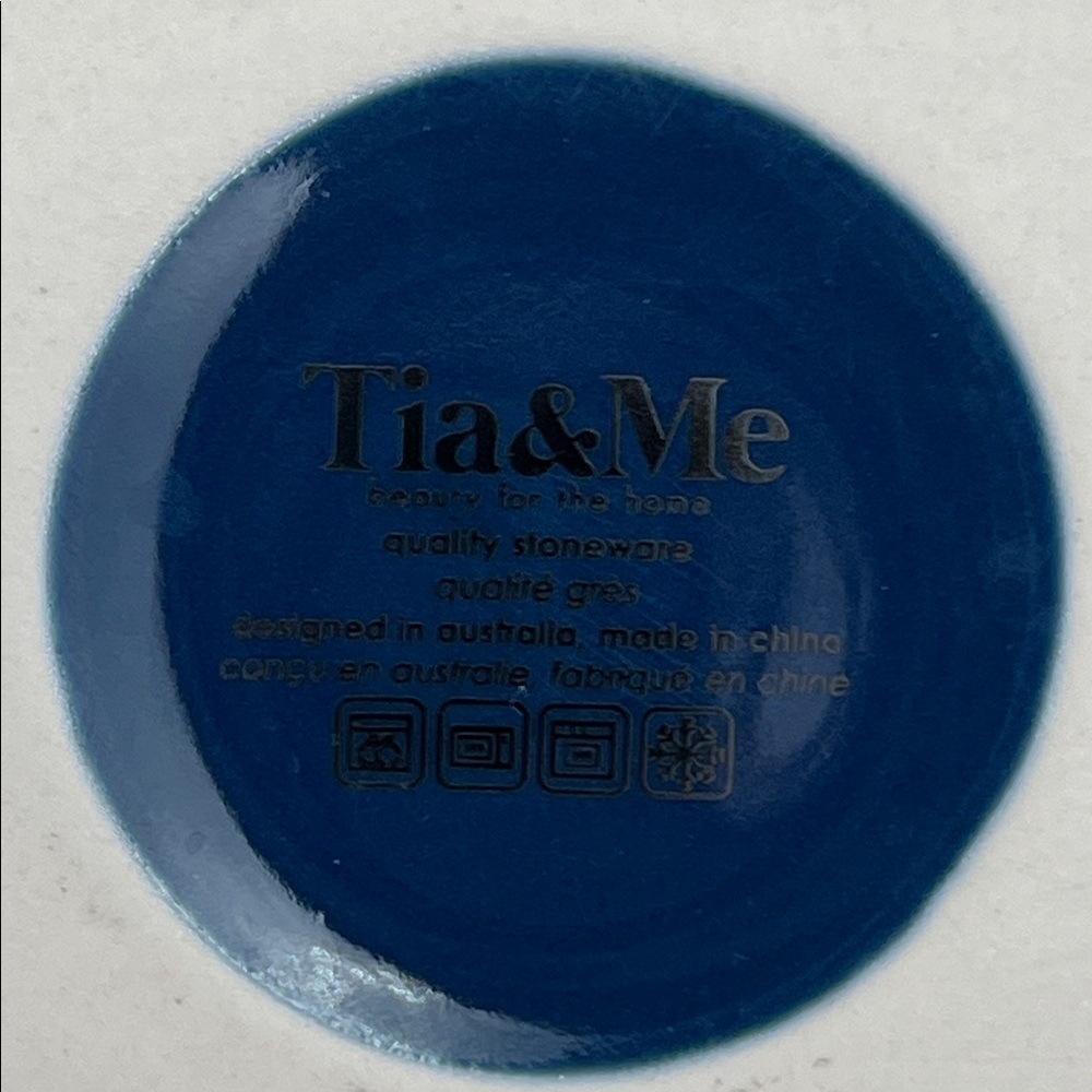 10" Scallop Edge Deep Dish Pie Plate Casserole Baking Stoneware "Treat Yourself” - Picture 3 of 8